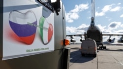 Russia has sent medical equipment in cargo planes to Italy.