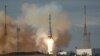 A Russian Soyuz MS-25 spacecraft blasts off on its journey to the International Space Station from the Baikonur Cosmodrome in Kazakhstan on March 23.