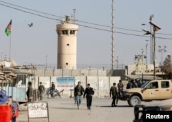 The booming economy that grew up around Bagram Airfield has been hit especially hard by the U.S. drawdown. (file photo)