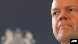 U.K. Foreign Secretary William Hague (file photo)