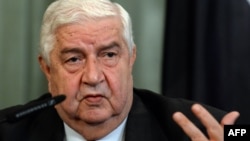 Syrian Foreign Minister Walid al-Muallem says Syria has accepted a Russian initiative on chemical weapons.