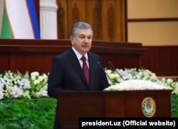 Uzbek President Shavkat Mirziyoev (file photo)