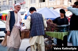 A market in Mazar-e Sharif