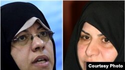 Fatemeh Ajorlou (left) and Marzieh Vahid Dastjerdi would be the first women to reach cabinet-level positions in govenrment since the Iranian Revolution.