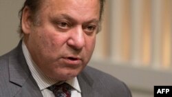 Pakistani Prime Minister Nawaz Sharif during his visit to Washington