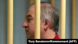 Sergei Skripal at a court hearing in Moscow in 2006