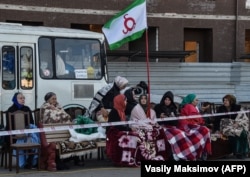 Ingush women are also turning out in large numbers to protest.