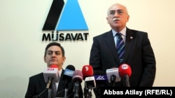 Azerbaijani opposition leaders Ali Kerimli (left) and Isa Qambar have parted ways. Will one of them come to regret it?