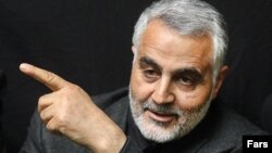 Major-General Qassem Soleimani is the commander of an elite unit of Iran's Islamic Revolutionary Guards Corps. (file photo)