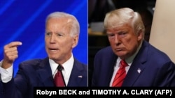 President Donald Trump (right) won't return to the agreement should he win, while challenger Joe Biden may face demands from Iran for compensation should he try to preserve the deal, one analyst says.