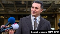 Former Macedonian Prime Minister Nikola Gruevski (file photo)