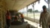 Workers in the northern Afghan city of Sheberghan constructing the first park in the area that will be exclusively for women. 