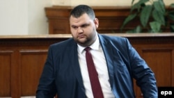 Bulgarian media mogul Delyan Peevski (file photo) 