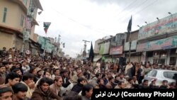 Loralai district has been the scene of previous violence, like the attack on police headquarters that prompted this demonstration in January.