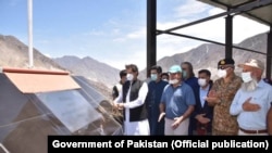 Pakistan Prime Minister Imran Khan kicks off construction of the Diamer Bhasha Dam in Gilgit-Baltistan.