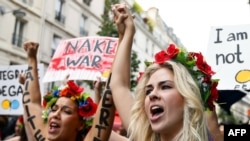 Femen activists have moved their protests beyond Ukraine.