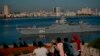 The Russian Navy frigate Admiral Gorshkov arrives at the port of Havana. (file photo)