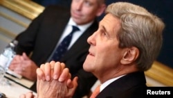 U.S. Secretary of State John Kerry holds nuclear talks in Vienna with Iranian Foreign Minister Mohammad Javad Zarif.