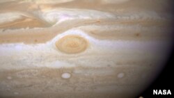 It's not Jupiter (pictured), just an incredible alien simulation.