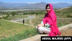 Pakistani education activist and Nobel Peace Prize laureate Malala Yousafzai (file photo)