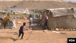 Nearly half a million Syrians have fled to Lebanon because of Syria's ongoing civil war.