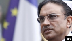 Pakistani President Asif Ali Zardari 