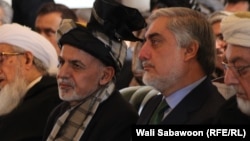 The clock is ticking on the uneasy partnership of Afghan President Ashraf Ghani (left) and Chief Executive Abdullah Abdullah.