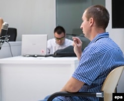 Levashov during an extradition hearing at the National Court in Madrid on July 26, 2017. “If I go to the U.S., I will die in a year,” Levashov told the Spanish court.