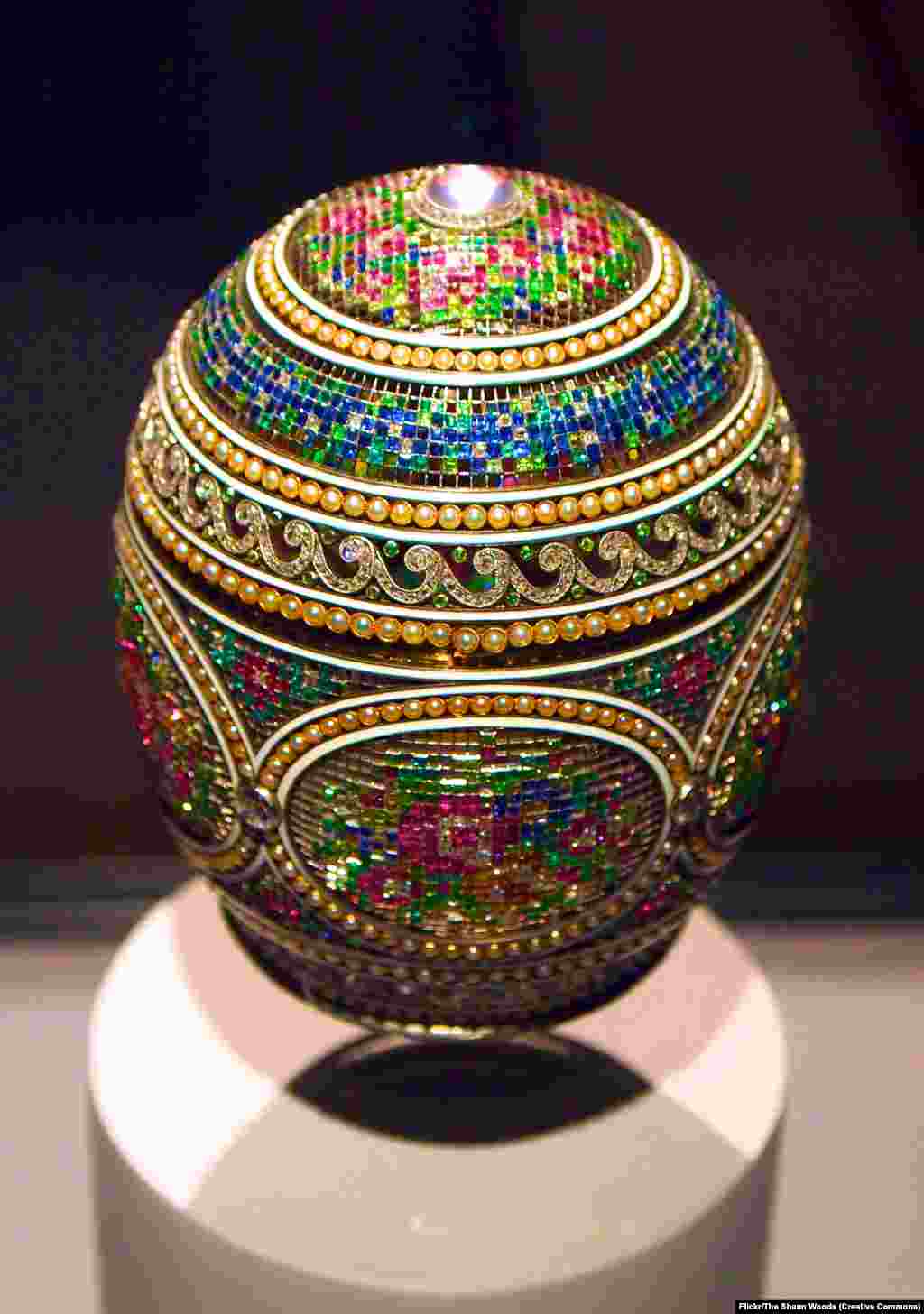 The Mosaic Egg. In Russia, it is tradition to gift loved ones decorated eggshells during Easter as a symbol of rebirth and fertility. The tsars and their chosen jeweler raised this Orthodox Christian tradition to a spectacular art form. But at the turn of the century, as diamonds twinkled in the royal drawing rooms, Russia was sliding into turmoil.