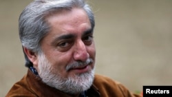 Afghan presidential candidate Abdullah Abdullah