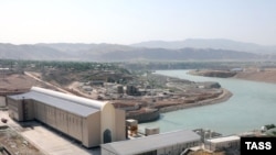 The Sangtuda-1 hydropower plant on the river Vakhsh30Jul2009 