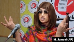 Qandeel Baloch was strangled in July 2016 in a killing that shocked many people in Pakistan. 