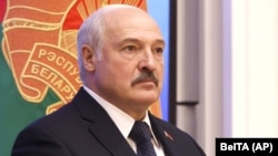 Belarusian leader Alyaksandr Lukashenka 