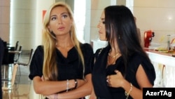 Arzu (left) and Leyla Aliyeva, daughters of the president, have owned offshore companies since at least 2008.