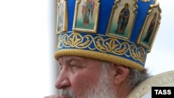 Russian Orthodox Patriarch Kirill on a recent visit to Ukraine