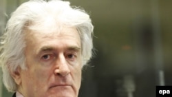 Former Bosnian Serb leader Radovan Karadzic in court