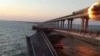 Ukraine has not claimed responsibility for the explosion, which sent one span of the bridge's highway section tumbling into the Kerch Strait and damaged the rail section.