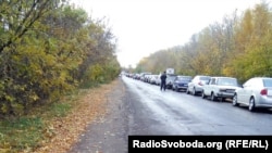 Автомобильные очереди к КПВВ