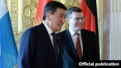 President Sooronbay Jeenbekov arrived in Germany on April 15.