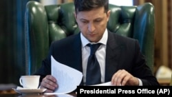 Ukrainian President Volodymyr Zelenskiy