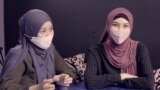 Two wives of Islamic State fighters who were repatriated to Kazakhstan and who appear in the RFE/RL documentary Second Chance. 