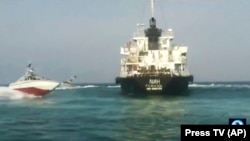 Iranian naval troops frequently interdict smaller vessels in the Persian Gulf and Strait of Hormuz for alleged smuggling of fuel. 