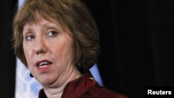 Former European Union foreign policy chief Catherine Ashton in 2013.