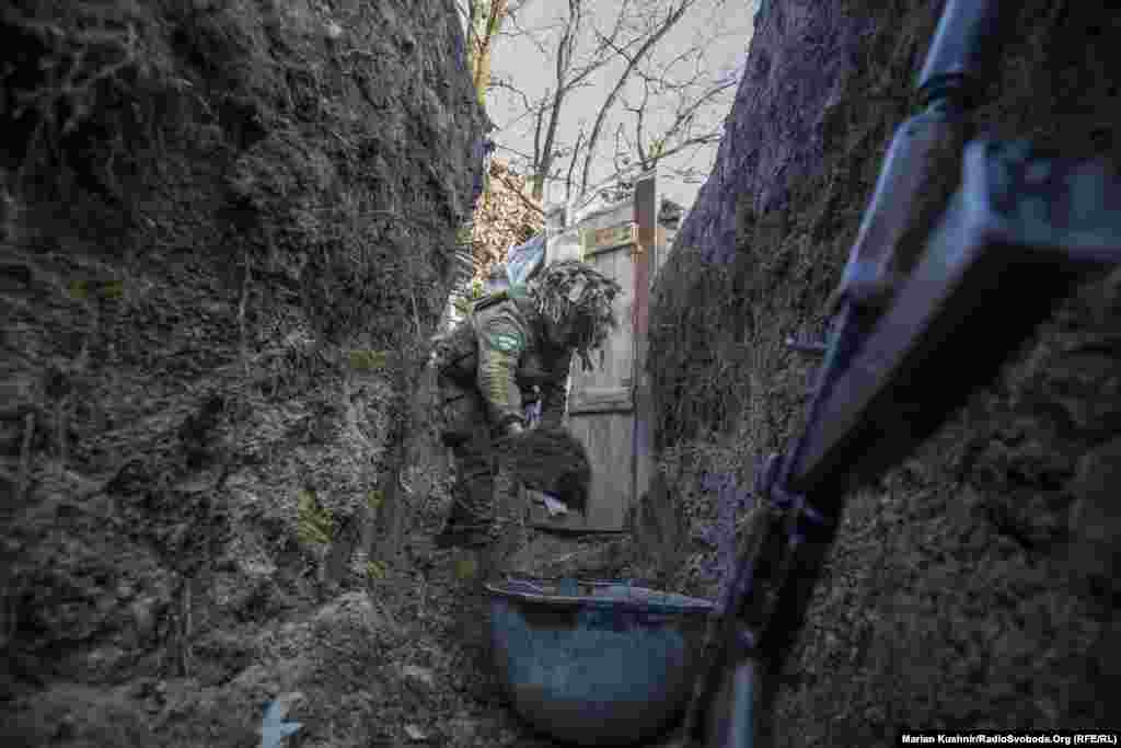 An observation post needs repairs after a long winter.