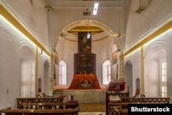 The church's interior