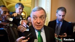 U.S. Senator Dick Durbin: "[Azerbaijan has] really got to come to grips with some of the excesses when it comes to human rights policy and be a more open society, more tolerant society."