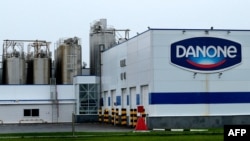 French dairy firm Danone's Russian plant near Chekhov, outside Moscow (file photo)