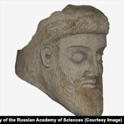 A 3D model of the Greek statue head found in the Kerch Strait.