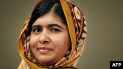 Pakistani teenager Malala Yousafzai, shown here after receiving the International Children's Peace Prize in The Hague (file photo)