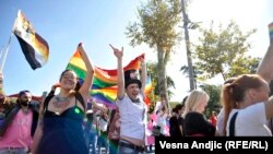 PHOTO GALLERY: Belgrade Holds First Gay Pride Parade In Four Years